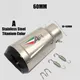 Per NINJIA400 Z900 R1 R3 R6 MT09 MT10 S1000RR DUKE390 Universale 51mm 60mm AR Austinracing Moto Di Scarico Ppie Silenziatore Fuga
