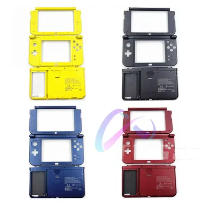 Middle Housing Shell Hinge Part Bottom Middle Shell Battery Cover Case Blue Gray White For NEW 3DS XL NEW3DS XL LL