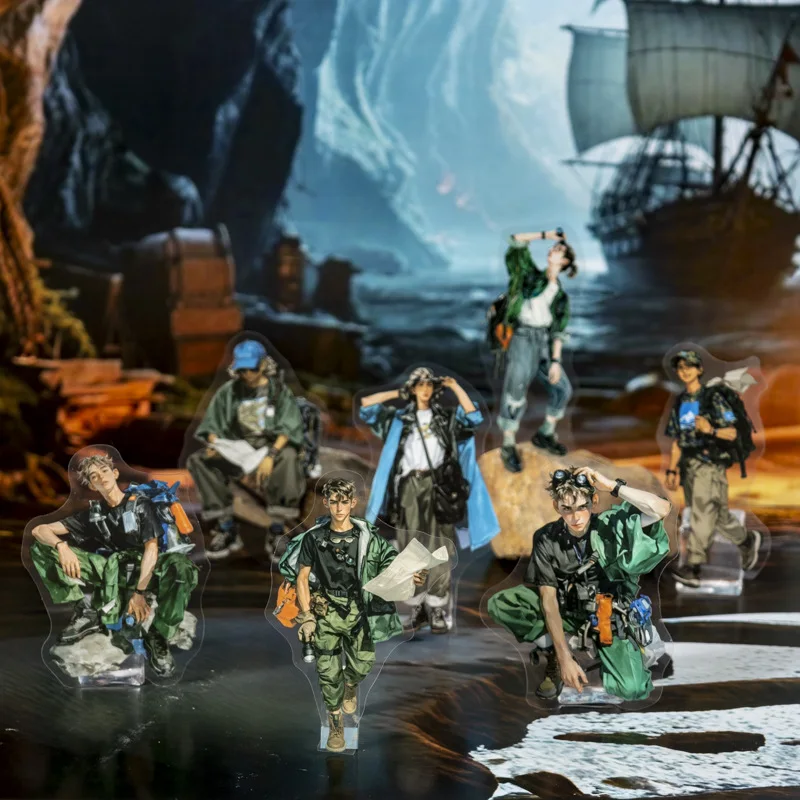 1 Packung/3 Pack Handbuch Handbuch Dekoration Collage Serie Original Charakter 20 teile/paket Jack's Adventure PET Aufkleber Image