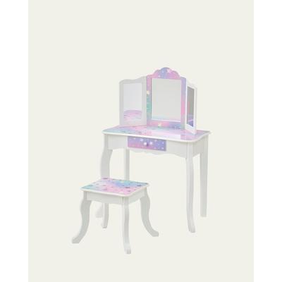 Teamson Kids Girl's Little Princess Gisele Starry Sky Print Vanity