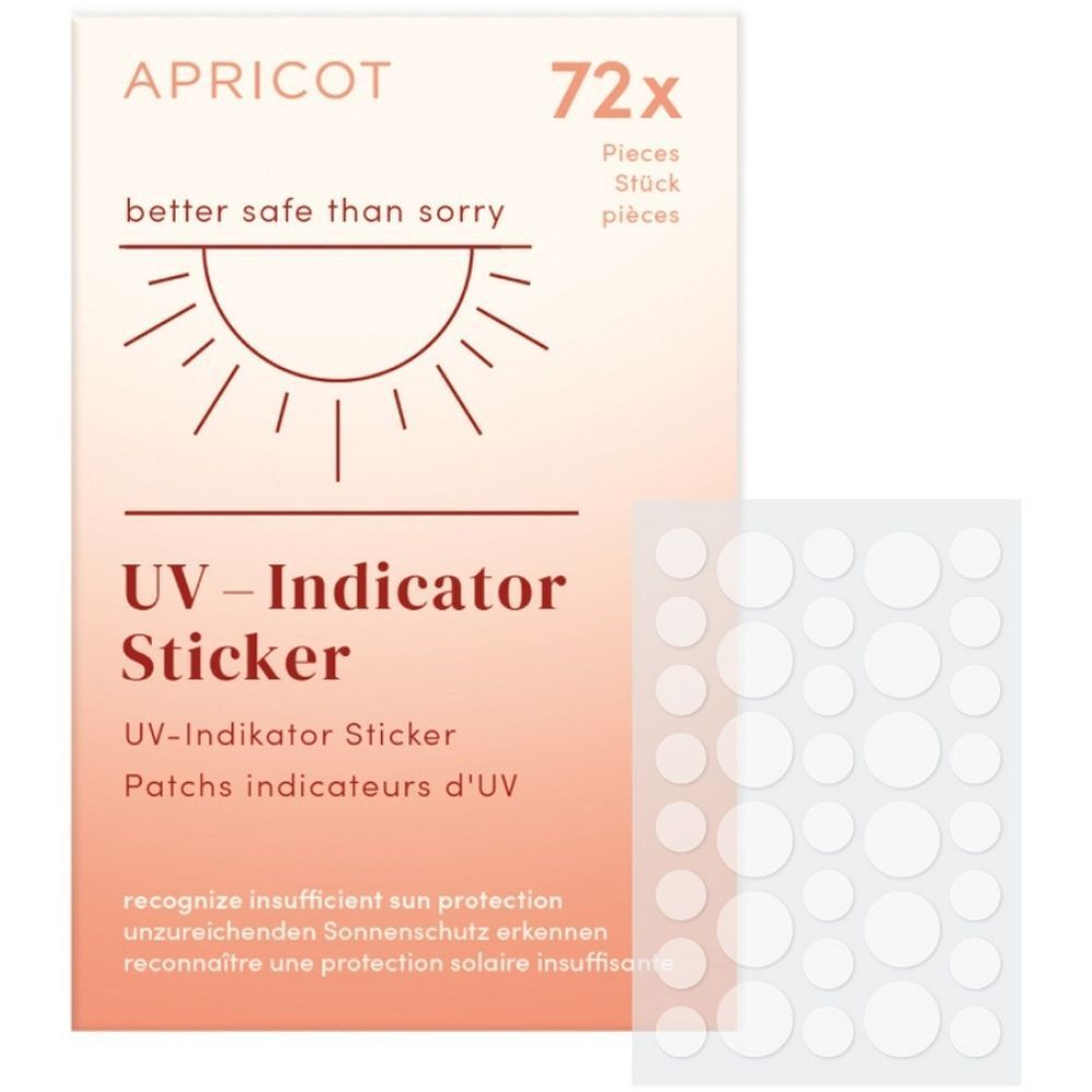 APRICOT Adesivi Indicatore UV "Better Safe Than Sorry" 72 pz Pads