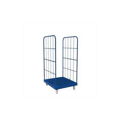 Oswald Transportgeräte Rollbehälter Kunststoff 2-seitig, 724 x 815 x 1.530 mm, 500 kg, Nutzhöhe 1.340 mm, Enzianblau Image
