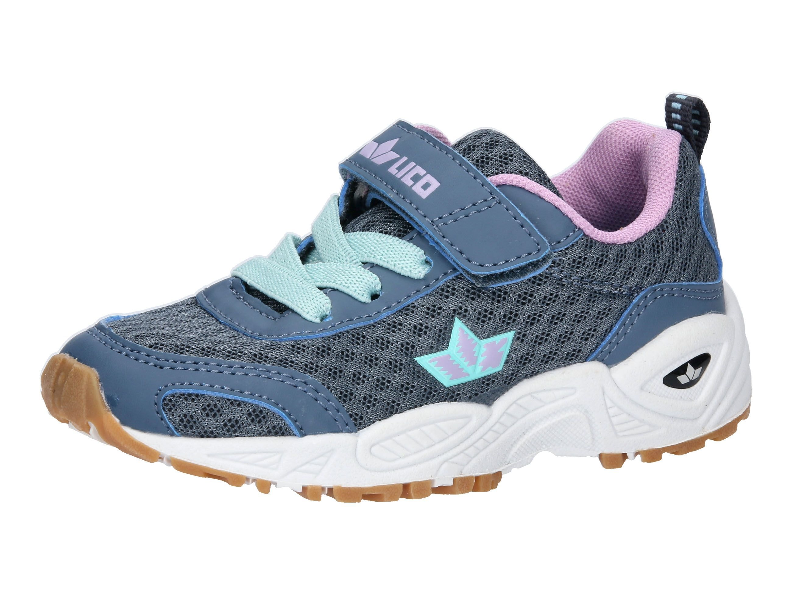 Hallenschuh LICO "Sportschuh Bronte VS", Kinder, Gr. 31, grau, Synthetik, Schuhe Image