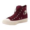 Sneaker CONVERSE "CHUCK TAYLOR ALL STAR DURABLE", Gr. 43, deep bordeaux, natural ivory, Textil, sportlich, Schuhe