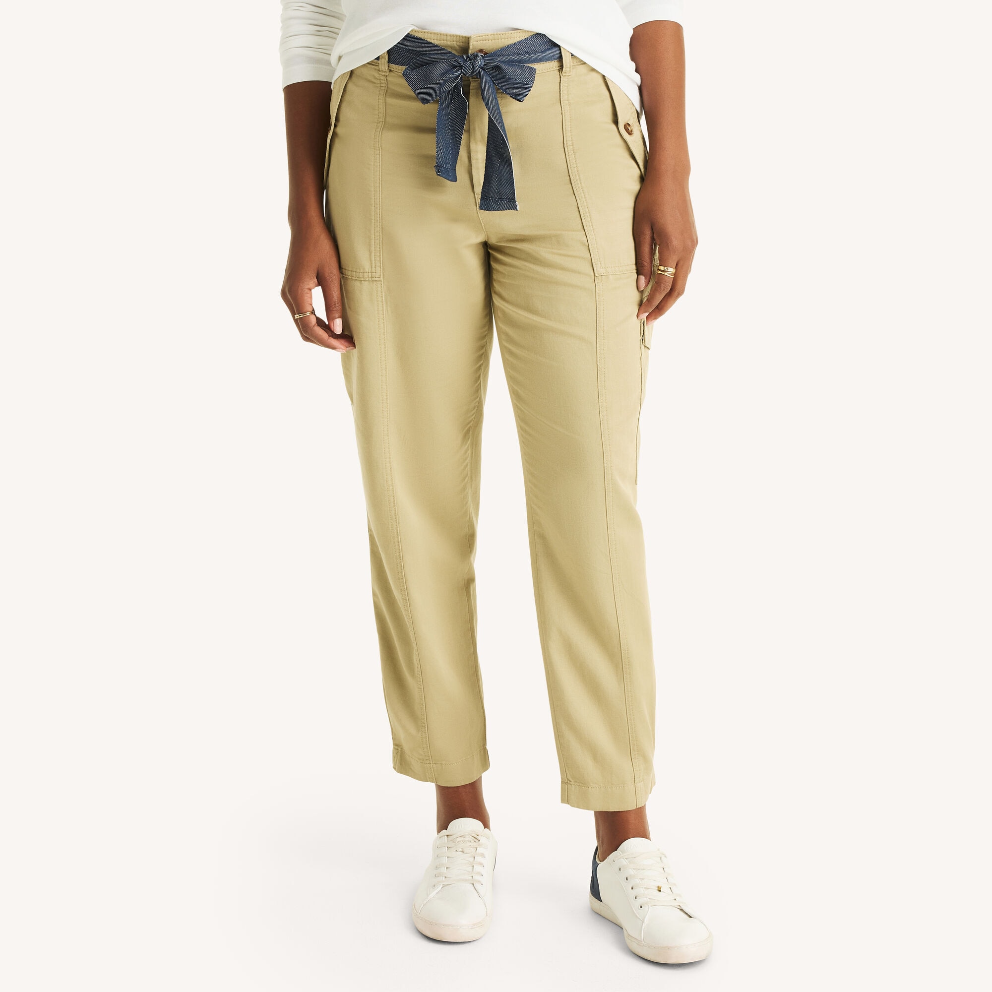 Nautica Women's Utility Cargo Pant 192 (Rope), 10