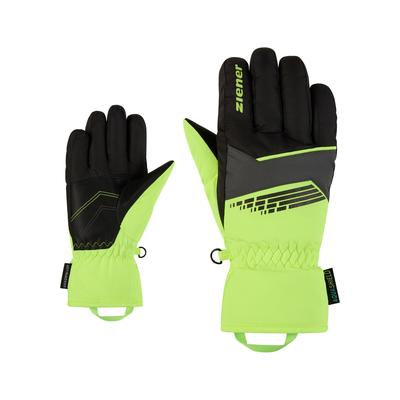 Skihandschuhe ZIENER "LAVIVI-Z AS glove junior", Kinder, Gr. 3,5, poison gelb, Obermaterial: 100% Polyester; Innenhand: 100% Polyester; Futter: 100% Polyester; Wattierung: 100% Polyester, Handschuhe Image