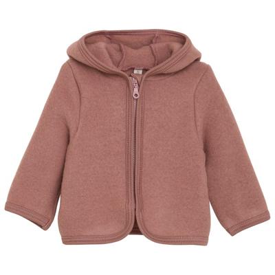 Huttelihut - Kid's Jacket Ears Wool Fleece - Merinojacke Gr 86 braun Image