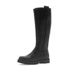 Stiefel GABOR "DAVOS", Damen, Gr. 38, XL-Schaft, schwarz, Kalbsleder, unifarben, klassisch, Schuhe, Blockabsatz, Langschaftstiefel in Komfortweite H (= sehr weit)