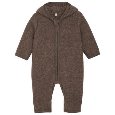 Huttelihut - Baby's Pram Suit Wool Fleece - Overall Gr 80 braun Image