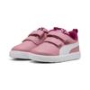 Sneaker PUMA "COURTFLEX V3 V INF", Gr. 25, rosa (poised pink, puma weiß, berry), Synthetik, sportlich, Schuhe, für Kinder