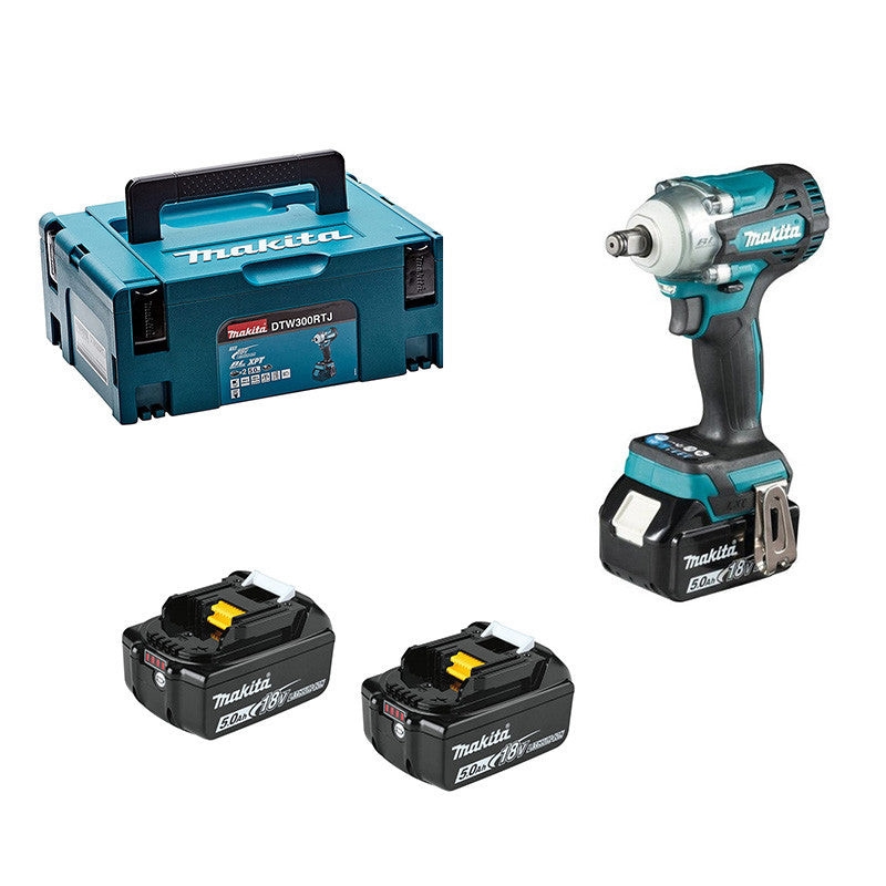 MAKITA MACHINES Makita DTW300RTJ - Schlagschrauber - schnurlos - 4 Geschwindigkeiten - 1/2 Zoll-Vierkantantrieb - 580 N·m Image