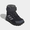 Wanderschuh ADIDAS TERREX "TRAILMAKER 2 HIGH CLIMAWARM+ KINDER", Gr. 31, core schwarz, matte silber, grau six, Synthetik, Textil, sportlich, Schuhe