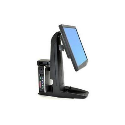 Ergotron Neo-Flex All-In-One SC Lift Stand - Up to 37lb - Up to 24 LCD Monitor - Black - Desk-mounta