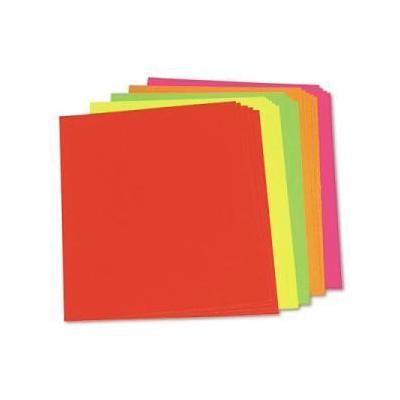 Neon Color Poster Board, 28 x 22, Green/Pink/Red/Yellow, 25/Carton