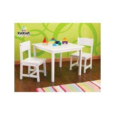 Aspen Table and Chair Set - White