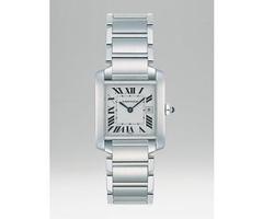 Cartier Tank Francaise Stainless Steel Watch on Bracelet, Medium