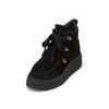 Stiefelette MARC O'POLO "mit markanter Rillen-Plateausohle", Damen, Gr. 37, schwarz, Obermaterial: 100% Leder (Rind), unifarben, Schuhe