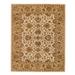 White 48 x 0.5 in Area Rug - Capel Rugs Monticello Floral Handmade Tufted Wool Ivory/Sand Area Rug Wool | 48 W x 0.5 D in | Wayfair