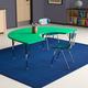 Correll, Inc. Adjustable Height Kidney Activity Table & Chair Set Plastic/Metal in Green | 30 H in | Wayfair AR-4872-KID-29