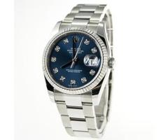 Rolex Men's Datejust Diamond Stainless Steel Watch (Stainless Steel Stainless Steel)