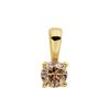 Orolino Anhänger 585/- Gelbgold 1 Brill. 0,25ct. braun