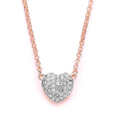 Buckley London Collier rosevergoldet mit Kristallen Image