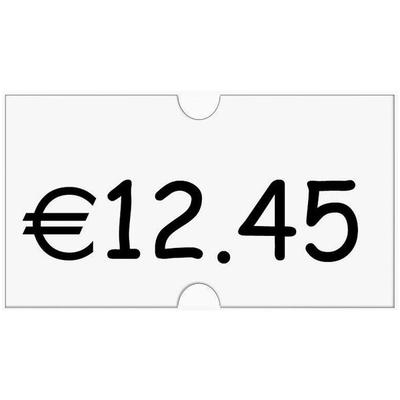 Printer Labels AS Preisetiketten 45 Rollen à 1200 Etiketten weiß 21,6 x 12,0 mm, ablösbar weiß Image