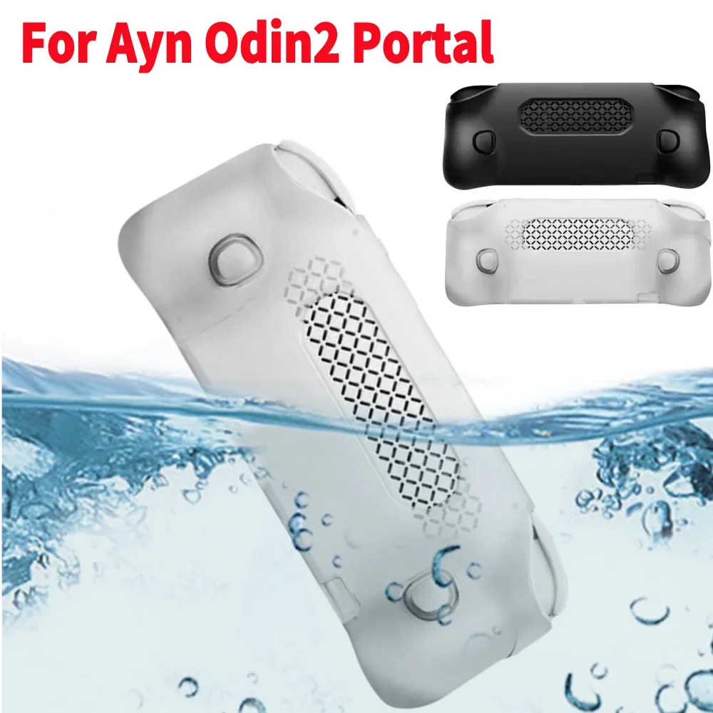 Für AYN Odin 2 Portal Retro Konsole Ständer Halter Anti-herbst Silikon Schutzhülle Ergonomische Grip Abdeckung Fall Spiel Zubehör Image