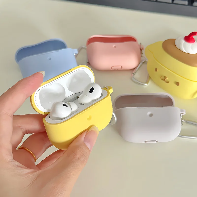 Custodie per auricolari in silicone per Airpods 4/2 Airpods 3 Custodia per cuffie Custodia protettiva per Apple Airpods Pro 2 Airpods Cover
