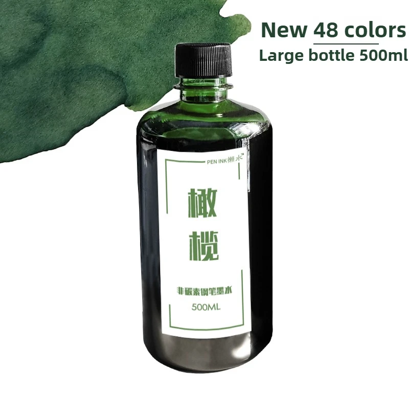 500 ml 60 Farben Flaschen Füllfederhalter Tinte Dip Pen Tinte Schule Bürobedarf Schreibwaren Für JINHAO HONGDIAN MAJOHN Image