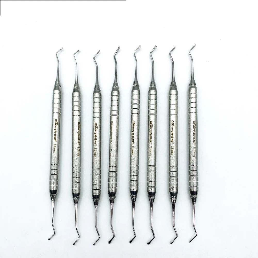 1PC Dental Oral Implantat Ausrüstung Dental Ausrüstung Dental Medizinische Kleine Curett Bagger Doppelköpfige Zahn Karies Entfernung Image