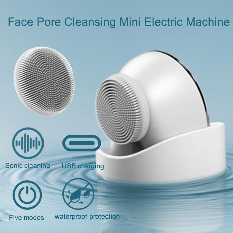 Gesicht Poren Reinigung Mini Elektrische Maschine Mit Lift Funktion Handheld Hautpflege Pinsel 2in1 Hochfrequenz Elektrische Import Massagegerät Image