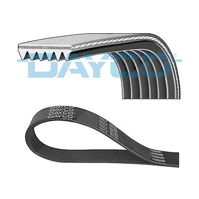 Dayco Keilrippenriemen [Hersteller-Nr. 6PK1887S] für Audi, Citroën, Peugeot Image