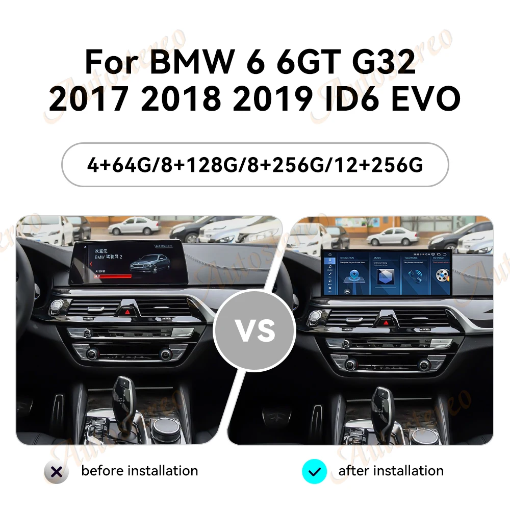 15,8 Zoll Qualcomm Android 13 Carplay Für BMW 6 6GT G32 2017 2018 2019 Auto Multimedia Player GPS Navigation Auto radio Kopf Einheit Image