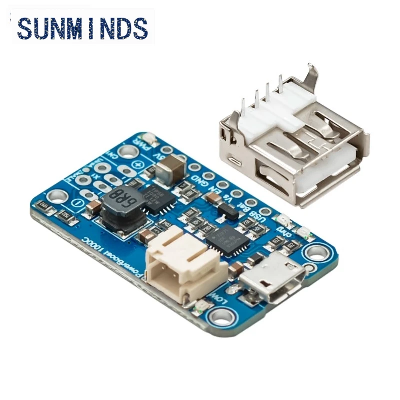 2465 Spot-Modul, wiederaufladbar, 5 V Lipo, USB-Boost-Ladegerät, PowerBoost 1000-Ladegerät – wiederaufladbar, 5 V Lipo USB Boost 1 A – 1000 °C Image