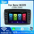 Per Mercedes Benz W209 1998-2006 Lettore multimediale per auto 7 ''touch screen smart radio Android13 Wireless Carplay Auto GPS BT WiFi