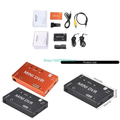 Mini FPV DVR Video Sound Recorders Built-In 3.7V 400Mah Battery For FPV Remote Photography Model Vehicle Recording Accessories