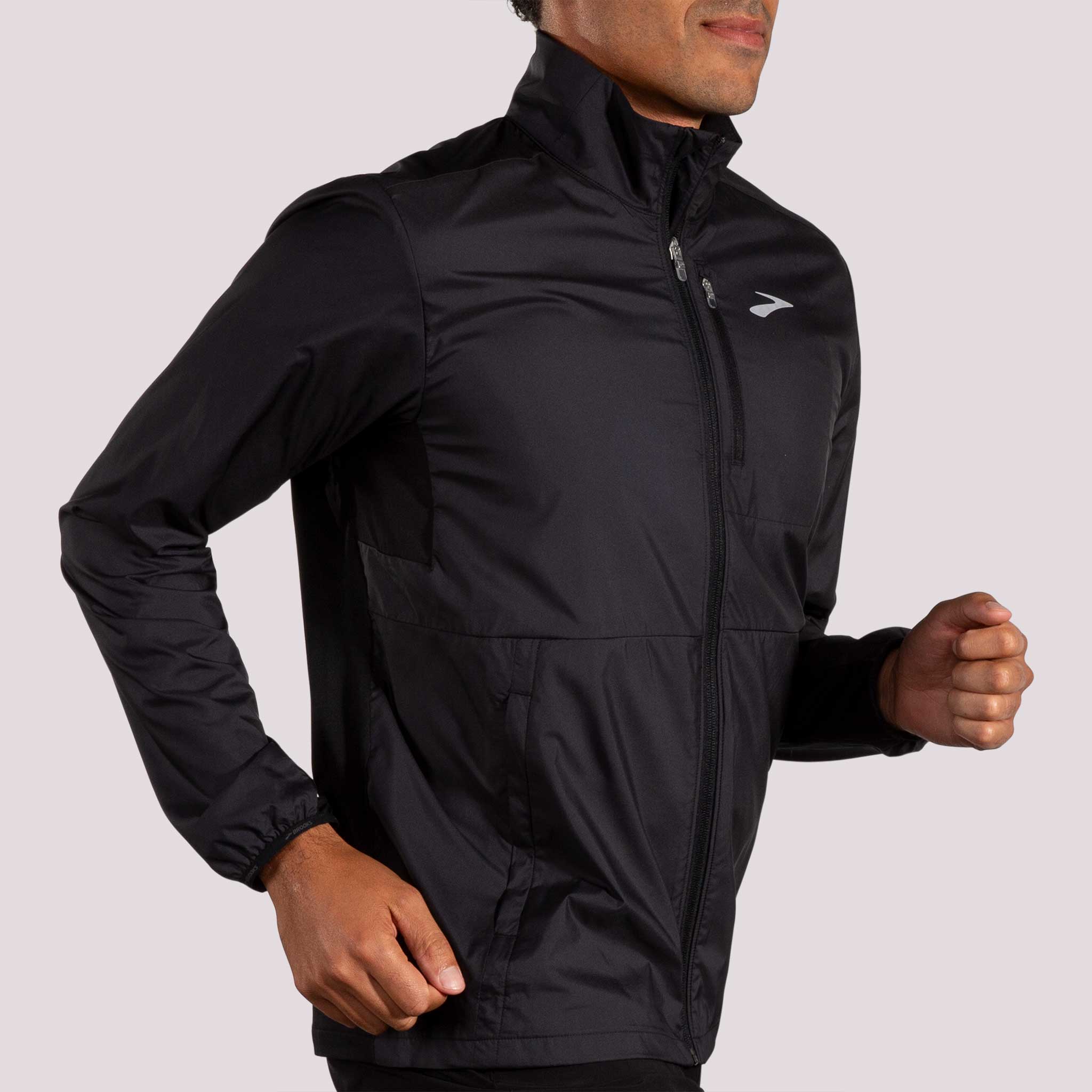 Brooks Fusion Hybrid Jacket 3.0 Men's Running Apparel Black