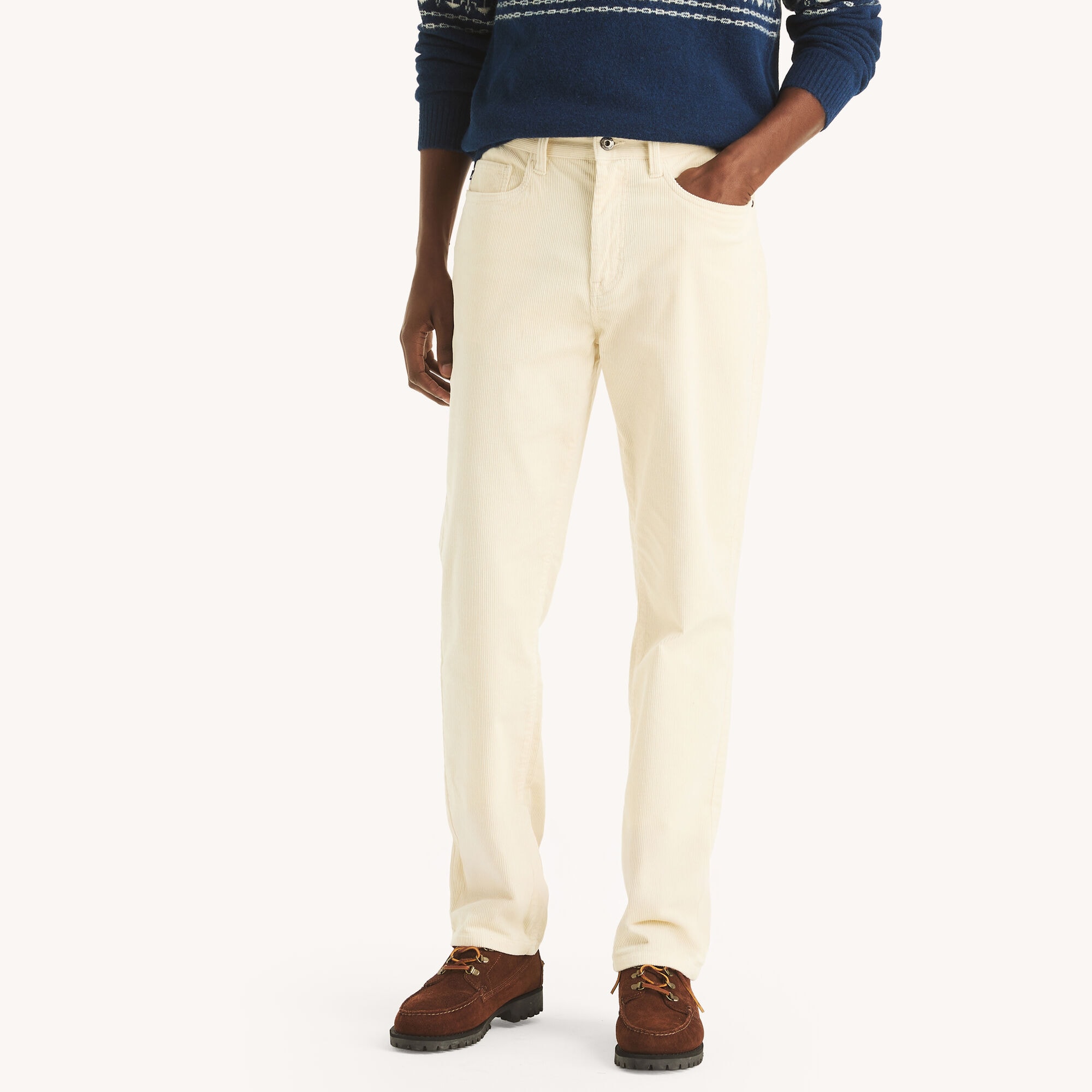 Nautica Men's Stretch Corduroy Pant 172 (Natural), 33x32