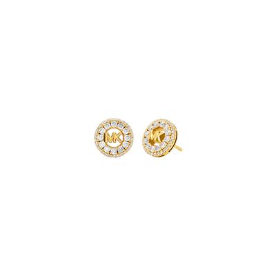 Paar Ohrstecker MICHAEL KORS "Schmuck Geschenk Silber 925 Ohrringe PREMIUM", gold (gelbgoldfarben, kristallweiß, kristallweiß), Ohrringe, Damen, Silber 925 (Sterlingsilber), mit Zirkonia (synth.) Image