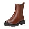 Stiefelette CAPRICE "Caprice Stiefelette Leder/Textil", Damen, Gr. 42, braun (cognac), Leder, Textil, casual, Schuhe