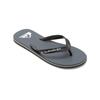 Sandale QUIKSILVER "Molokai Core", Gr. 9(42), grau (grau 1), Obermaterial: Synthetikmaterial / Außensohle: Moosgummi, Schuhe
