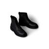 Schnürboots CALVIN KLEIN JEANS "COMBAT ESS LACE UP ZIP BOOT LTH", Herren, Gr. 46, schwarz, Leder, unifarben, klassisch, Schuhe, Schnürstiefelette, Casual-Boots mit Reißverschluss