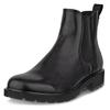 Chelseaboots ECCO "Metropole Vienna", Damen, Gr. 36, schwarz, Leder, klassisch, Schuhe, Stiefelette, Schlupfboots, Casual-Boots mit Stretcheinsätze