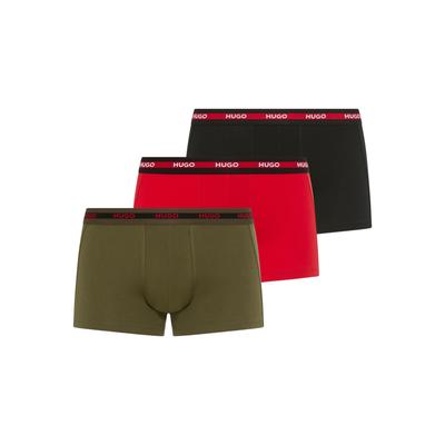 Trunk HUGO UNDERWEAR "TRIPLET", Herren, Gr. XL (54), bunt (open miscellaneous 989), Jersey, Obermaterial: 95% Baumwolle, 5% Elasthan, eng, Unterhosen, mit Logoschriftzug Image