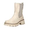Stiefelette MUSTANG SHOES "Mustang Shoes Stiefelette Lederimitat/Textil", Damen, Gr. 42, beige, Lederimitat, Textil, casual, Schuhe