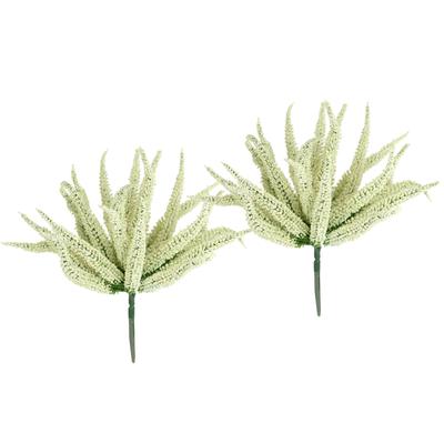 Kunstpflanze I.GE.A. "Erikabusch 2er Set", weiß, B:25cm H:25cm L:25cm, Kunststoff, Kunstpflanzen, 25cm Heidenkraut Strauch Dekopflanze Dekoblume Bouquet Pflanze Image