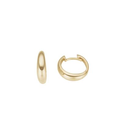 Paar Creolen FIRETTI "Schmuck Geschenk Gold 375 Ohrschmuck Ohrringe Fantasie", gold (gelbgoldfarben), Ohrringe, Damen, Gelbgold 375 Image