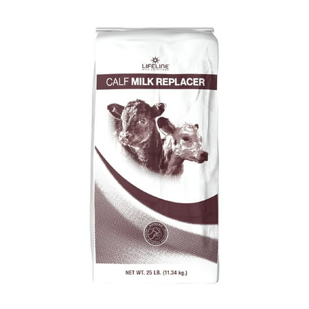 ANNUSO LIFELINE Fast Start 18 Calf Milk Replacer 24:20 25lb Bag - All-Milk Formula with LifePulse & Gammulin - Immune Gut & Respiratory Support - No Artificial Flavors Easy Mix for Calves