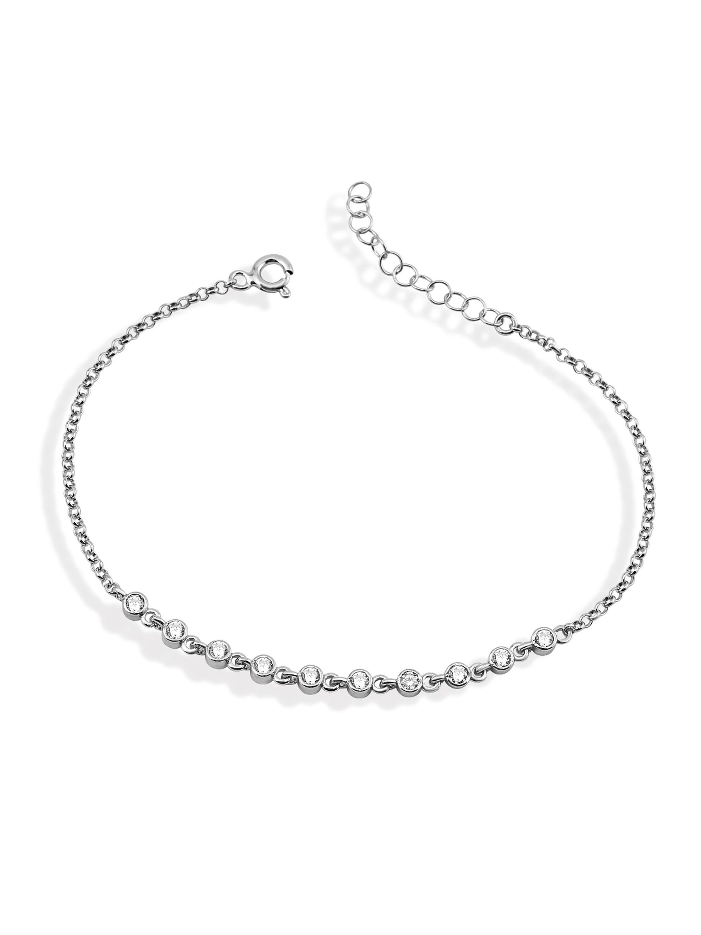 Dkeniz Armband 925/- Sterling Silber Tennisarmband